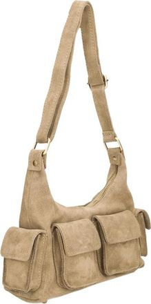 Notre-V SEN Suede - Dames - Schoudertassen - Beige - ONE Size - Katoen - Tassen