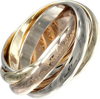 Cartier Gold Silver Yellow Gold (18K) Pink Gold (18K) White Gold (18K) Band Ring (Pre-Owned)