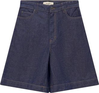 Max Mara Elica Denim Shorts - Dames - Denim shorts - Blauw - M - Denim - Korte Broeken