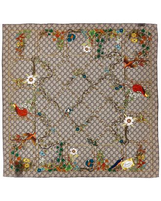 Gucci Printed Silk Scarf