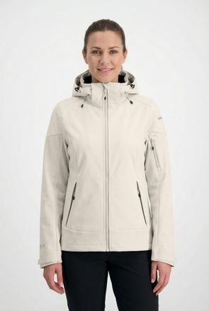 Icepeak Softshelljacke ICEPEAK BATHGATE, Damen, Gr. 38, powder, Obermaterial: 100% Polyester, Jacken Softshelljacke, sportlicher Stil, wasserabweisend, atmung