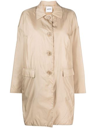 Aspesi padded parka coat - women - Polyamide/Polyamide/Polyester - M - Neutrals