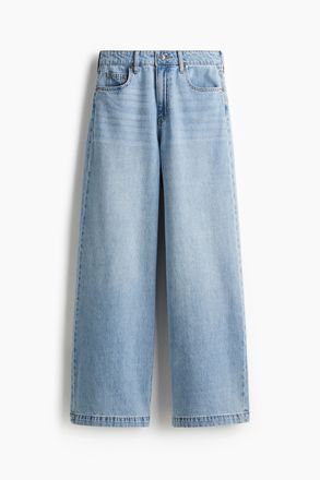 H&M Wide High Jeans - Blue