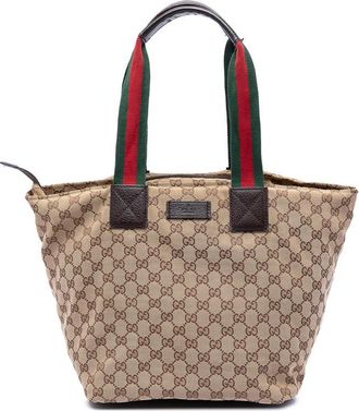 Gucci Pre-owned Gucci GG Canvas Web Tote Ladies ELKV3HYNQDHCG11H