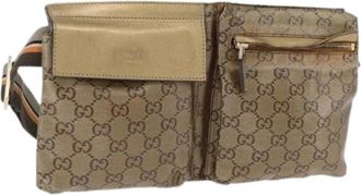 Gucci Pre-owned Waist Bag - Dames - Vintage Heuptassen - Beige - ONE Size - Vintage