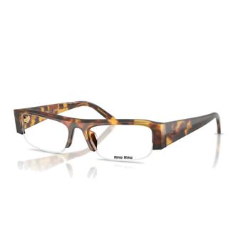 Miu Miu Glasses, female, Brown, Size: 51 MM Rectangular Optical Frame
