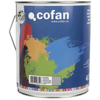 cofan Esmalte Sint&eacute;tico (4 L) Gris Medio, Esmalte Sint&eacute;tico Al Disolvente Disponible En Una Amplia Gama De Colores Y Tonalidades Fabricado A Base De Resinas