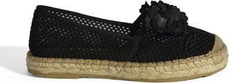Desa Woman Slip-Ons - Textile Upper, Leather Lining, Flat Heel, No Closure | Black - 39