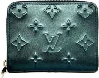 Louis Vuitton Pre-owned Canvas wallets - Dames - Vintage Accessoires - Blauw - ONE Size - Tweed - Vintage