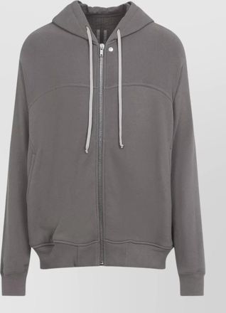 Rick Owens cotton hooded zip jacket