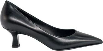 Lella Baldi Decollet&egrave; - Dames - Pumps - Zwart - 38 1/2 EU - Leer - Schoenen