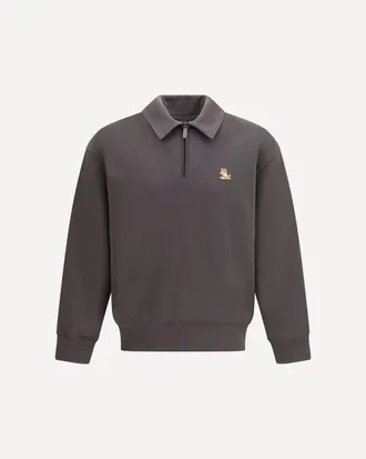 Maison Kitsun&eacute; Felpa polo Chillax Fox Man XL