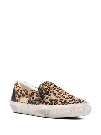 Golden Goose Leopard-Print Calf Hair Sneaker - Leopard