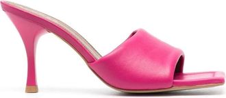 Alohas Roze Puffy Mules Platte Sandalen - Dames - Muiltjes - Roze - 36 EU - Schoenen