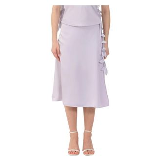 Kocca Midi Skirts, female, Purple, Size: XS Sleek Slim Fitting Skirt