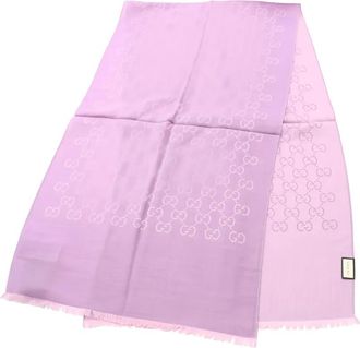 Gucci Sciarpa con motivo GG anni 2020 - Viola