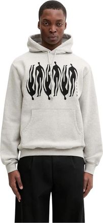 by Parra Connected Guy Hoodie - Heren - Hoodies - Grijs - 2XL - Katoen - Hoodies & sweatvesten