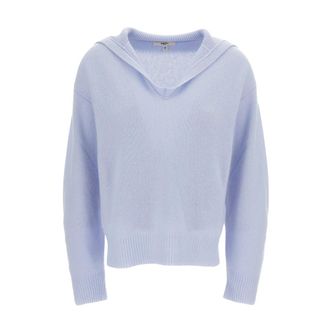 Barena Dames, Tops, Blauw, Maat: XS Kasjmier