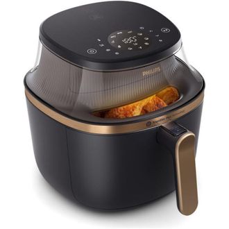 Philips Friggitrice ad Aria NA32200 4,2L 16 Programmi RapidAirPlus Nero 1400W - Philips