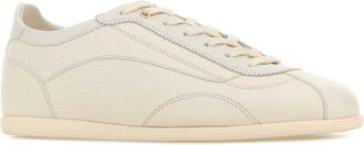 Brunello Cucinelli Mens Ivory Leather Sneakers Cjj34