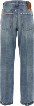 Valentino Garavani Womens Blue Cotton Jeans Denim Clothing