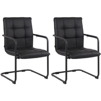 Clp Clp - Set De 2 Sillas De Conferencia Gandia Negro Negro