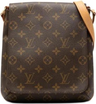 Louis Vuitton Pre-owned Vintage Shoulder Bag - Dames - Vintage Schoudertas - Bruin - ONE Size - Vintage