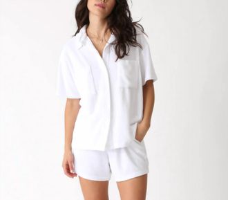 Electric & Rose Piper Top In White