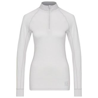 Stoic Merino240 BengtSt. Half Zip Merinounterw&auml;sche f&uuml;r Damen | grau/wei&szlig;
