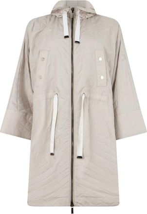 Moorer Nubia Windbreaker - Dames - Parka Jassen - Beige - XS - Polyester - Jassen