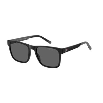 Tommy Hilfiger Sunglasses, male, Black, Size: 55 MM Authentic Sunglasses with Top-Notch Quality