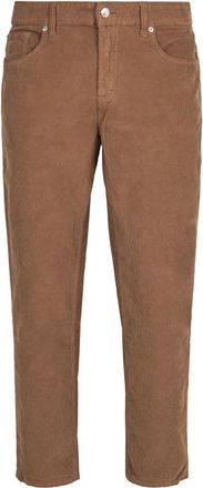 Department Five Corduroy Broek met Metalen Knopen - Heren - Slim Fit Broeken - Bruin - W31 - Katoen - Broeken