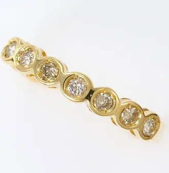 C&A Yellow Gold Yellow Gold (18K) Band Ring (Pre-Owned)