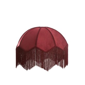 Light & Living Paralume - Malacia - Rosso - Raffia Velluto - &Oslash; - Light&living
