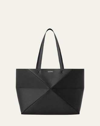 Loewe Puzzle Fold Tote Bag in Leather