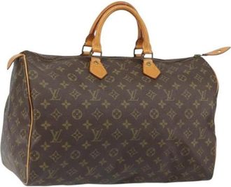 Louis Vuitton Pre-owned Handbags, female, Brown, Size: ONE SIZE Pre-owned Vintage Canvas Handbag