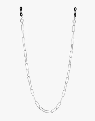 Tutti & Co Womens Ally Sunglasses Chain - Silver