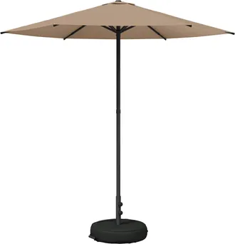 vidaXL Paraguas De Jard&iacute;n Con Base 230 X 230 Cm Poli&eacute;ster Rectangular Vidaxl