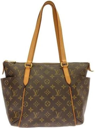 Louis Vuitton Pre-owned Tote Bag - Dames - Vintage Shopper - Bruin - ONE Size - Leer - Vintage