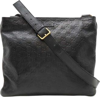 Gucci Black Calfskin Crossbody (Authentic Pre-Loved)