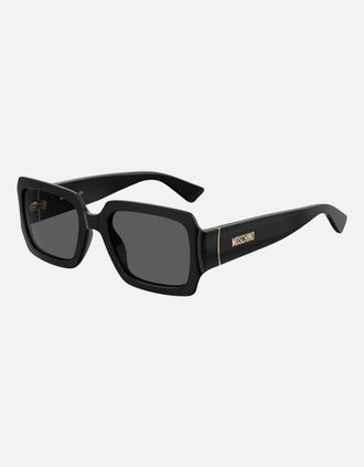 Moschino Mens Moschino Mos063 S 807 Ir Black Sunglasses - Size: ONE size