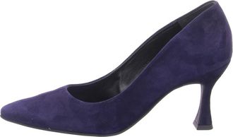 Paul Green Klassieke Pomp - Dames - Schoenen - Blauw - Maat: 39 EU Leer