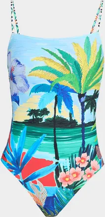Johnny Was Paradis One-Piece Swimsuit