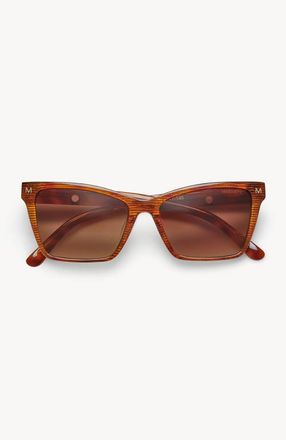 Machete Jewelry Sally Sunglasses in Dark Tortoise Stripe at Nordstrom