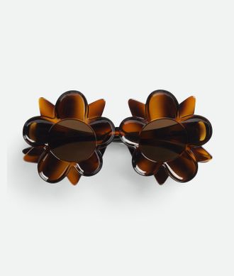 Bottega Veneta Peggy Flower Sunglasses - Bottega Veneta
