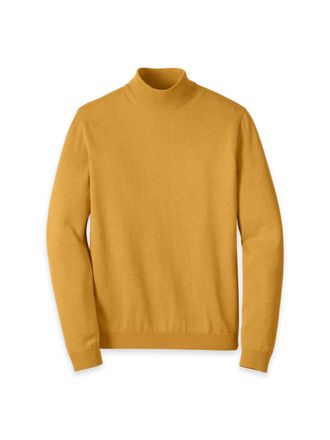 Paul Fredrick Supima Cotton Mock Neck Sweater