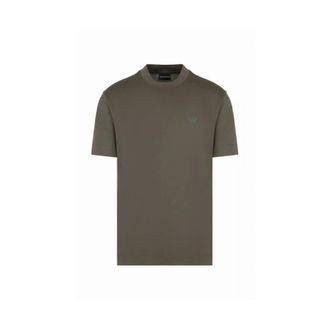 Emporio Armani T-Shirt - Heren - T-shirts - Groen - L - Tops