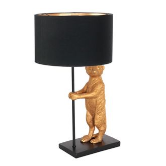 Steinhauer Anne Lighting - L&aacute;mpara De Mesa - Animaux - Negro - Metal Tejido