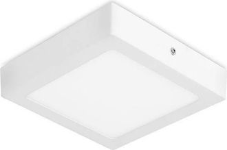 Netlighting Easy Integrated LED Square Surface Mounted Downlight Matt White Cool White