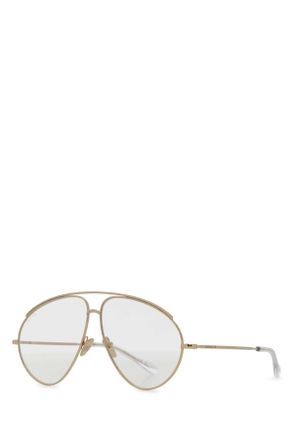 Gucci Gold Metal Glasses